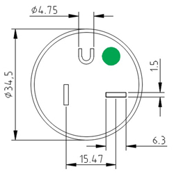 LT-205C 米国UL規格病院用プラグ NEMA 6-20P