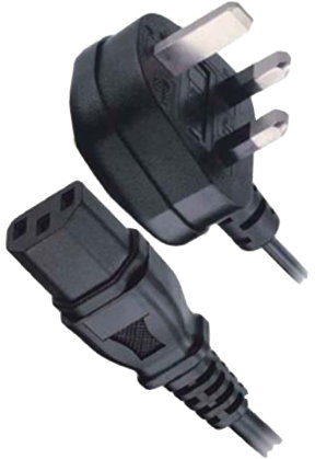 LT-318+501A 英国用電源コード BS 1363/A、IEC 320 C13