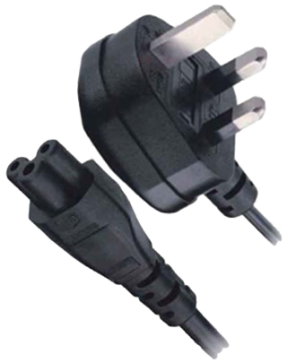 LT-318+535 英国用電源コード BS 1363/A、IEC 320 C5