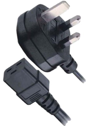 LT-318+549 英国用電源コード BS 1363/A、IEC 320 C19