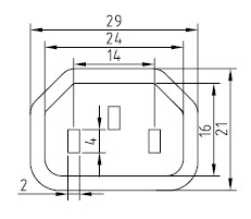 LT-602+501(3C) - IEC 320 C13 ICE320 C14