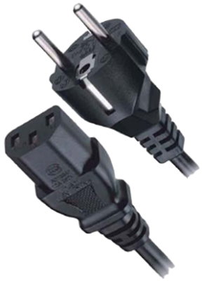 LT-312+501 ヨーロッパ電源コード、Schuko CEE7/7 - C13