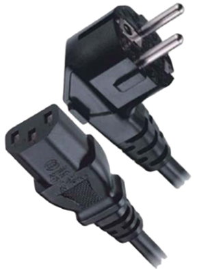LT-322+501 ヨーロッパ電源コード、Schuko CEE7/7 - C13