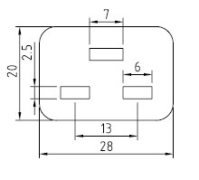 LT-322+549 ヨーロッパ電源コード、L字型シュコ CEE7/7 - C19