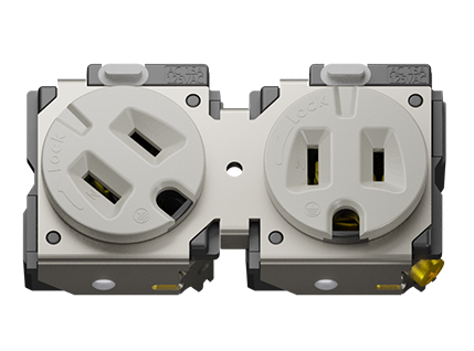 EL01-2 ダブルP(黒/白/赤)電源コンセント EL01-2 ダブルP(黒/白/赤)電源コンセント