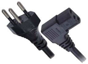 LT-313+511R&L スイス製電源コード - SEV1011 / SEV6534-2、IEC 320 C13