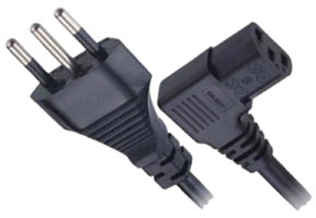 LT-319+511R&L イタリア電源コード - CEI 23-50、IEC 320 C13